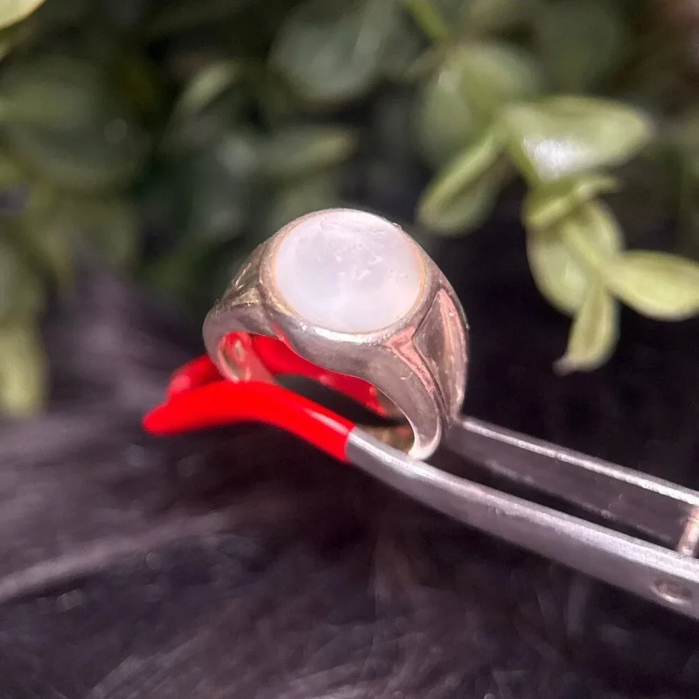 Sterling Silver 925 Mother Of Pearl‎ Ring